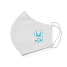 Load image into Gallery viewer, Muse Health Fabric Face Masks - 3 Layer Unisex Reusable, Washable - Muse Health Hand Sanitizer 62% Alcohol Made In USA Fast Shipping Safety Wellness Coronavirus Flattening The Curve Value COVID-19
